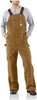 Carhartt 106671 Men's Zip To Thigh Bib Overall Unlined