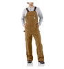 Carhartt Men's Zip To Thigh Bib Overall Unlined