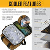 Carhartt B0000489 Insulated Two Compartment Cooler, Durable Water Repellent Material W/Front Zippered Pocket for Camping, Beach & Travel