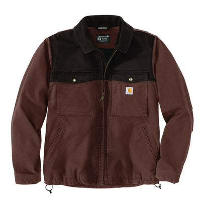 Carhartt 106432 Men's Montana Rugged Flex® Duck Relaxed Fit Insulated J - 2X Tall - Mocha/Dark Brown
