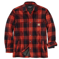 Carhartt 105939 & 106354 Men's Relaxed Fit Flannel Sherpa-Lined Shirt Jac