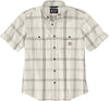 Carhartt 106140 Men's Loose Fit Midweight Short-Sleeve Plaid Shirt