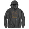 Carhartt 105943 Men's Loose Fit Midweight C Graphic Sweatshirt - X-Large Tall - Carbon Heather