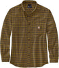 Carhartt 105432 Men's Rugged Flex Relaxed Fit Midweight Flannel Long-S
