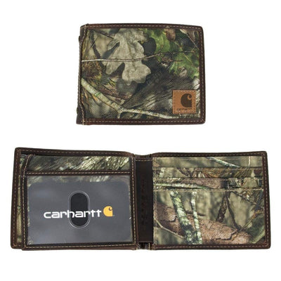 Carhartt B0000226 Men's Canvas Passcase Wallet - One Size Fits All - Moss