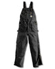 Carhartt Mens Overall 38X32 Bib Solid Mulit-Pockets Buttons