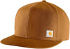 Carhartt 106665 Men's Firm Duck Flat Brim Cap