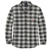Carhartt 105945 Men's Rugged Flex® Relaxed Fit Midweight Flannel Long-S - X-Large Tall - Malt