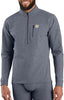 Carhartt MBL111 Men's Force Heavyweight Heathered Knit Base Layer Crewneck Pocket Top