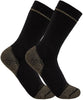Carhartt SB5552M Men's Midweight Cotton Blend Steel Toe Boot Sock 2-Pack