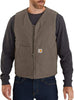 Carhartt 104394 Men's Washed Duck Vest - Sherpa Lined