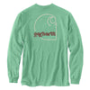 Carhartt 106496 Men's Loose Fit Heavyweight Long-Sleeve Pocket C Graphic T-Shir - X-Large Regular - Patina Heather
