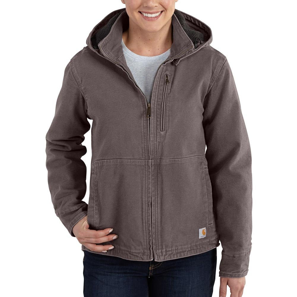 Carhartt 101762 Women'sFull Swing Sandstone Winn Jacket - Small Regular - Taupe Gray