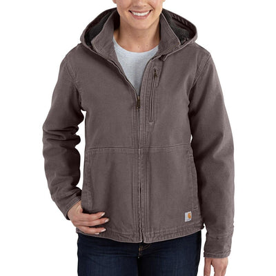 Carhartt 101762 Women'sFull Swing Sandstone Winn Jacket - Small Regular - Taupe Gray