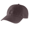 Carhartt 100289 Men's Canvas Cap, Dark Sepia, One Size