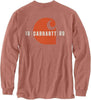 Carhartt 105054 Men's Relaxed Fit Heavyweight Long-Sleeve Pocket C Gra