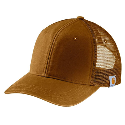 Carhartt 105298 Men's Canvas Mesh Back Cap, Carhartt Brown, One Size