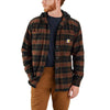 Carhartt 106353 Men's Rugged Flex® Relaxed Fit Flannel Fleece Lined Hoo
