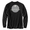 Carhartt 105955 Men's Relaxed Fit Heavyweight Long-Sleeve Pocket Mountain Graph - 3X-Large Regular - Black
