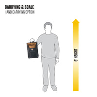 Carhartt B0000556 Front Seat Car Organizer, Passenger Seat Storage & Organization for Books, Files, Folders, Laptop & More, Front Seat Organizer (Black)