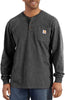 Carhartt K128 Men's Long Sleeve Henley T-Shirt