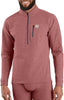 Carhartt MBL111 Men's Force Heavyweight Heathered Knit Base Layer Crewneck Pocket Top