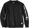 Carhartt 107078 Women's Flame-Resistant Force Relaxed Fit Midweight Logo Sleeve Graphic Sweatshirt