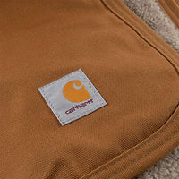 Carhartt P000028460199 Firm Duck Sherpa-Lined Throw Blanket, Reversible Pet Blanket