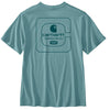 Carhartt 107045 Men's Relaxed Fit Lightweight Short-Sleeve Pocket Quality Graphic T-Shirt 2X Tall Summer Blue