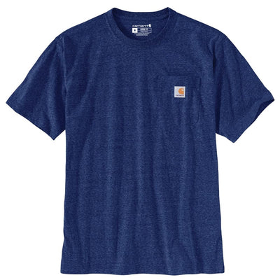Carhartt K87 Men's Workwear T-Shirt - Medium - Scout Blue Snow Heather