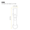 Carhartt Unisex Adult Durable Metal Key Keeper, Belt Loop Key Ring Holder with Self-Locking Metal Gate Clip for Car/Home Keys