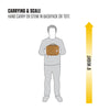 Carhartt Insulated Lunch Cooler For Men and Women, Fully Insulated Lunch Pale for Everyday Use