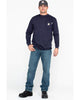 Carhartt 100235 Men's Flame-Resistant Force® Long Sleeve Cotton T-Shirt - Medium Regular - Dark Navy