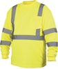 Rugged Outfitters 68501 Class 3 Long Sleeve T-Shirt Hi-Vis Safety Green (Safety Green, X-Large)