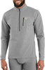 Carhartt MBL111 Men's Force Heavyweight Heathered Knit Base Layer Crewneck Pocket Top