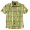 Carhartt 105701 Men's Rugged Flex Relaxed Fit Lightweight Short Sleeve Work Shirt Olive Medium