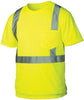 Rugged Outfitters 66311 Class 2 Hi Vis Safety T-Shirt (Safety Green, Large)