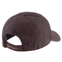 Carhartt 100289 Men's Canvas Cap, Dark Sepia, One Size