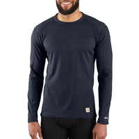 Carhartt Men's MBL113 Base Force® Midweight Base Layer Classic Crew - X-Large - Navy