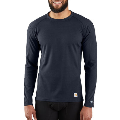 Carhartt Men's MBL113 Base Force® Midweight Base Layer Classic Crew - X-Large - Navy