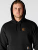 Carhartt 107064 Men's Force Relaxed Fit Lightweight Logo Graphic Sweatshirt, Black, Large