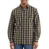 Carhartt 102214  Mens Fort Plaid Long Sleeve Shirt Black XL (Reg)
