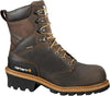 Carhartt CML8360 8” Waterproof Leather Logger Boot – Composite Toe Work Boots for Men with Goodyear Welt, Slip-Resistant Outsole, EH Rated