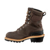 Carhartt 8” Waterproof Leather Logger Boot – Composite Toe Work Boots for Men with Goodyear Welt, Slip-Resistant Outsole, EH Rated