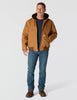 Carhartt 106673 Men's Loose Fit Firm Duck Insulated Active Jacket - 2X-Large Tall - Carhartt Brown
