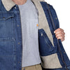 Carhartt 106323 Mens Relaxed Fit Denim Sherpa-lined Jacket