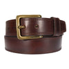 Carhartt A0005503 Men's Rugged Leather Engraved Buckle Belts, Brown w/OEB Finish, 52