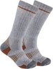 Carhartt SB2072M Men's Midweight Synthetic-Wool Blend Boot Sock 2-Pack