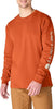 Carhartt K231 mens Loose Fit Heavyweight Long-Sleeve Logo Sleeve Graphic T-Shirt