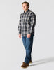 Carhartt 107012 Men's Loose Fit Midweight Chambray Long-Sleeve Plaid Shirt